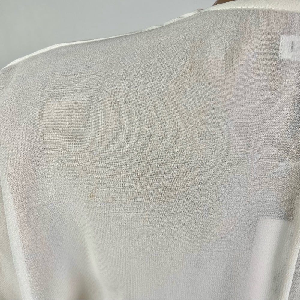 NEW REFORMATION IVORY WRAP MAXI DRESS - Picture 9 of 10